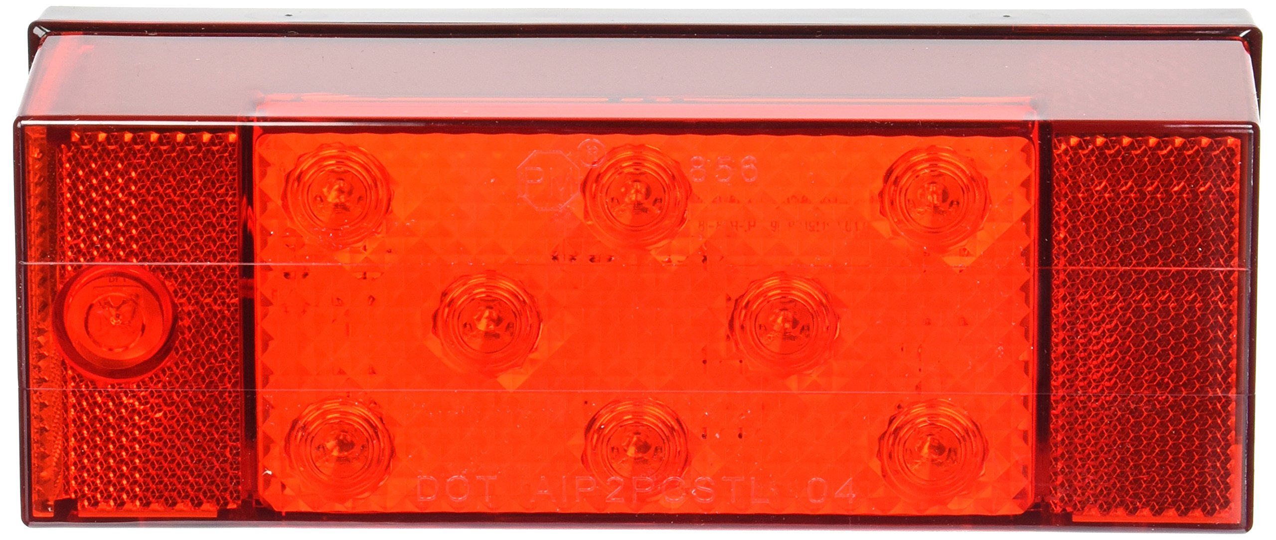 PETERSON MFG V856L LED Tail Light with License Plate Light - Durable & Bright for Trucks, Trailers & Commercial Vehicles