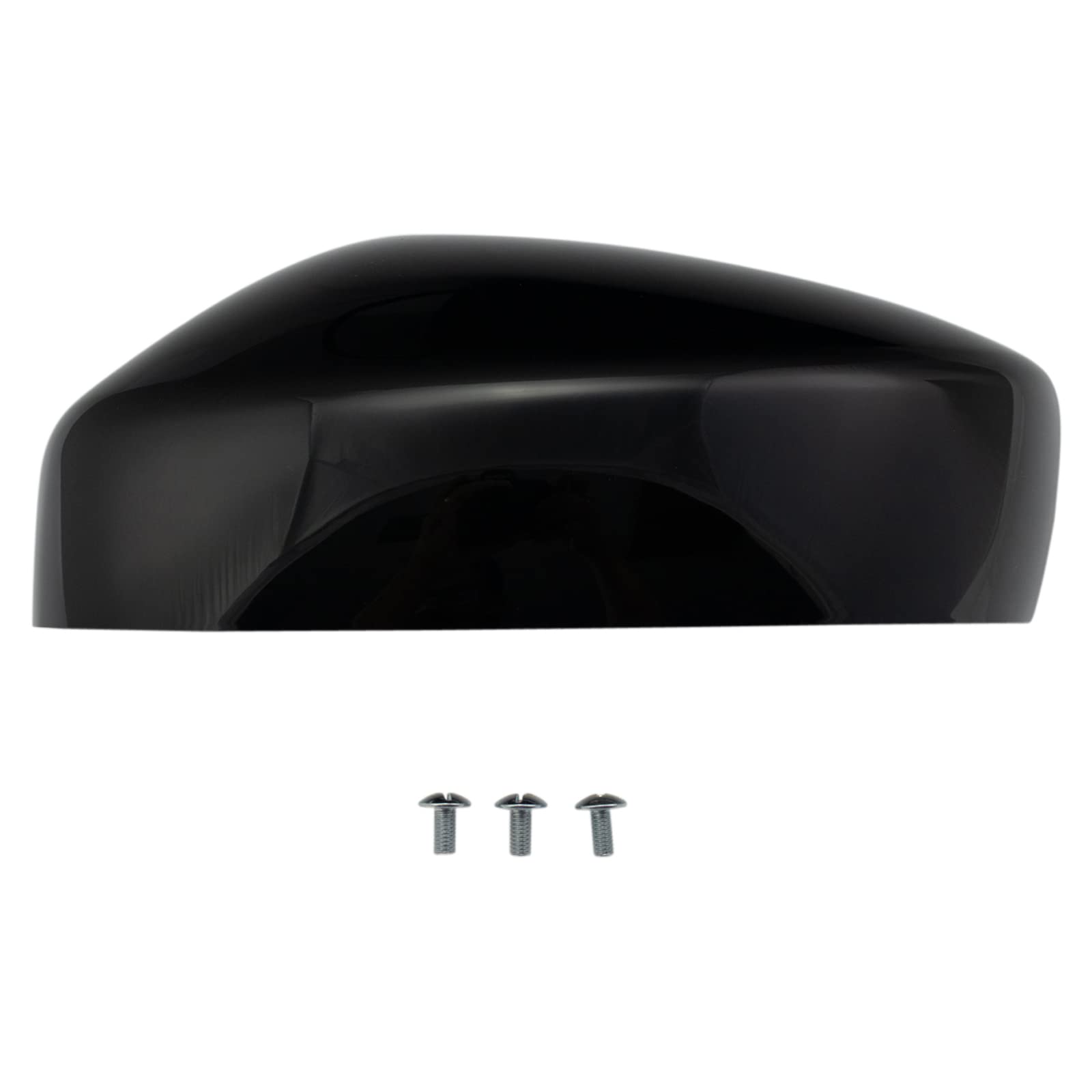 TRQ Left Side Heated Manual Folding Mirror Replacement for 2017-2020 Mazda CX-5 & 2016-2020 CX-9 - Drivers Side Mirror Without Blind Spot Monitor (Part# MA1320195 MA1320249 MA1324106) - Perfect for Winter Driving & Parking in Tight Spaces