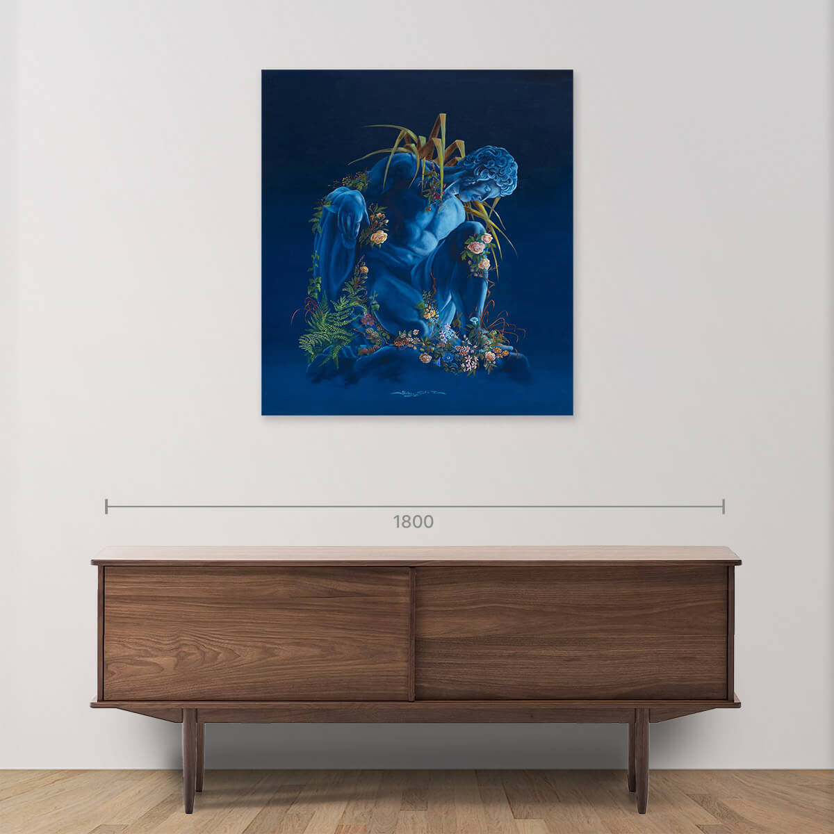Gladiator Oil Painting on Canvas - Handmade Roman Warrior Artwork for Home Decor, Office, and Gift Giving