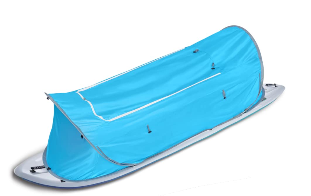 **Portable Stand Up Paddle Board Tent - Lightweight Pop-Up Shade Canopy for SUP, Camping, Fishing & Outdoor Adventures - Includes Carry Bag for Easy Travel & Storage**    *(Perfect for Beach Trips, Lakeside Relaxation, and Sun Protection on the Water!)*