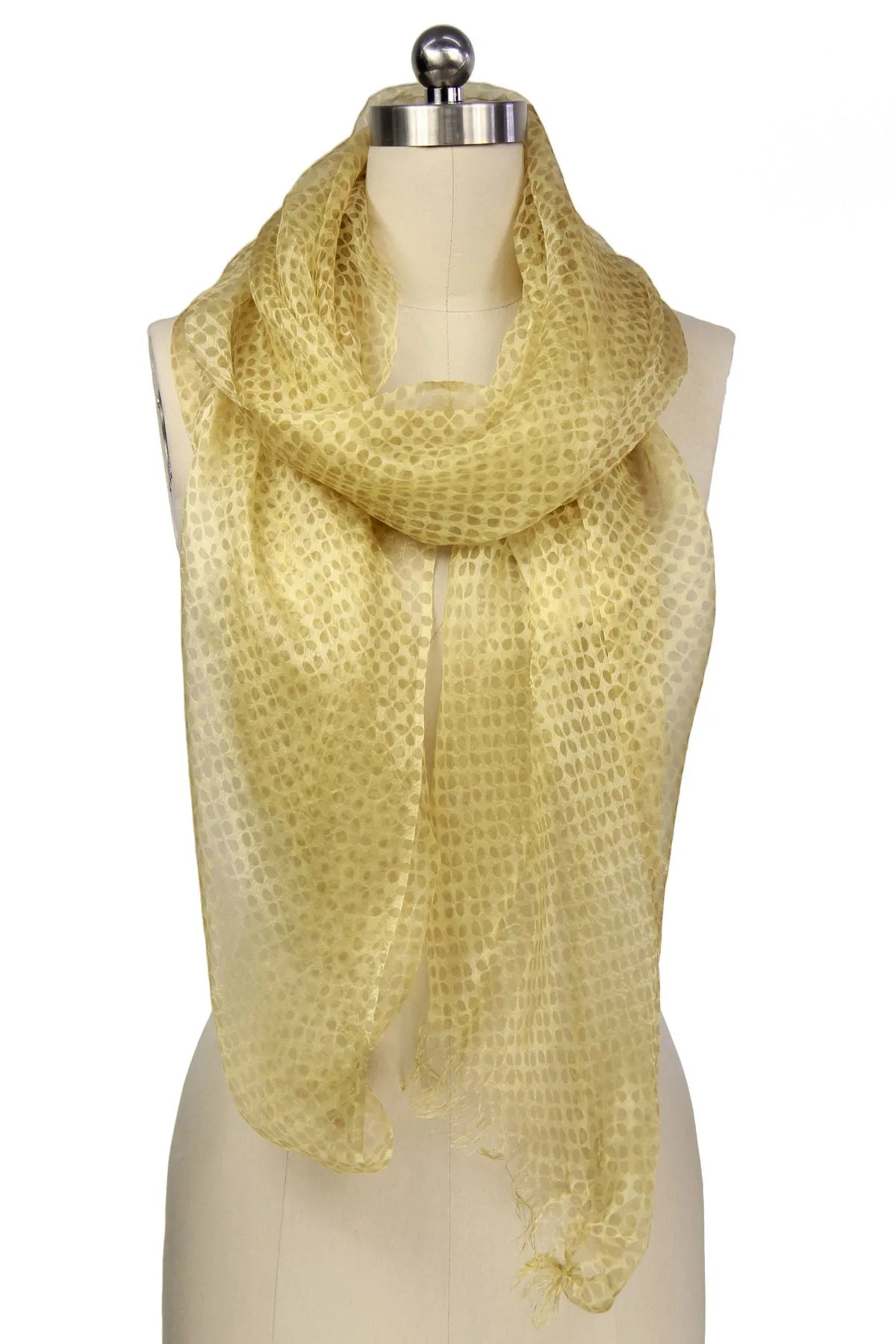 Elegant Floral Silk Scarf for Women - Lightweight Fashion Accessory for Spring & Summer Outfits, Office Wear, and Special Occasions