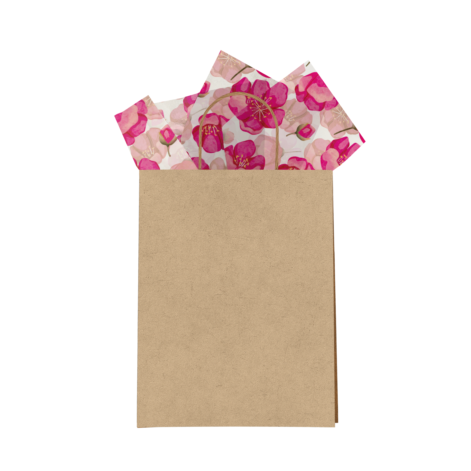 Pink Poppies Floral Design Tissue Paper - Premium Gift Wrapping Supplies for Bags, Boxes & Party Favors | Perfect for Birthdays, Weddings & Special Occasions