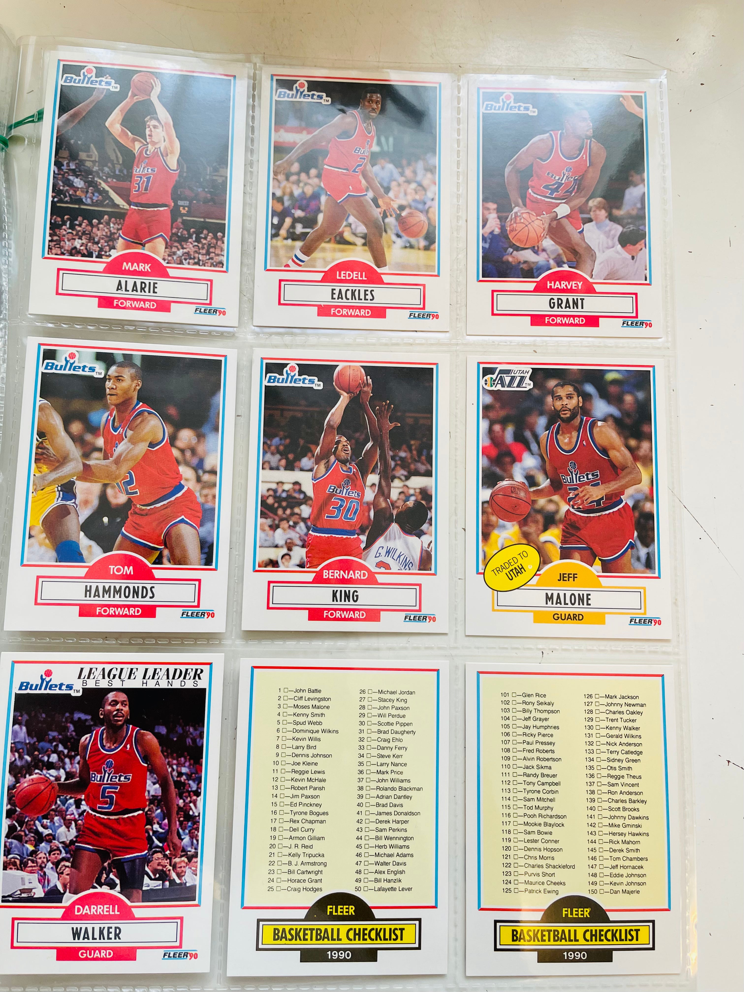 1990 Fleer Basketball Cards - High Grade PSA Graded Complete Set - Perfect for Collectors & Sports Memorabilia Enthusiasts