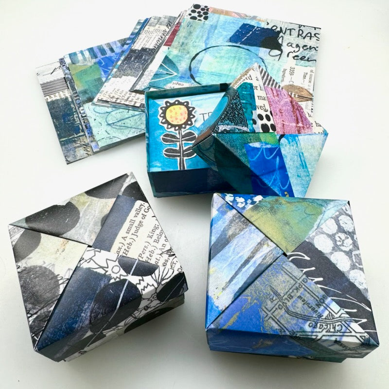 Black & White Origami Collage Kit (4551) - DIY Paper Art for Home Decor, Gifts & Creative Projects