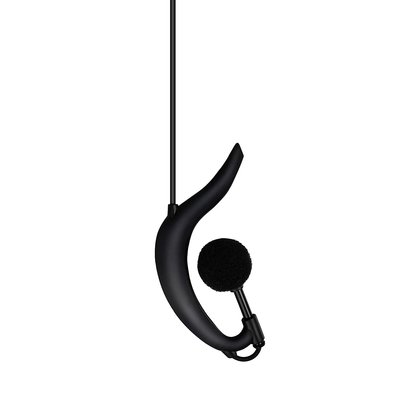 Professional HYS Security Bodyguard Earpiece with Microphone & PTT Button - G-Shape Covert Headset Compatible with Motorola DP1400 CP040 GP88 GP300 Two-Way Radios | Ideal for Security Guards, Event Staff & Law Enforcement