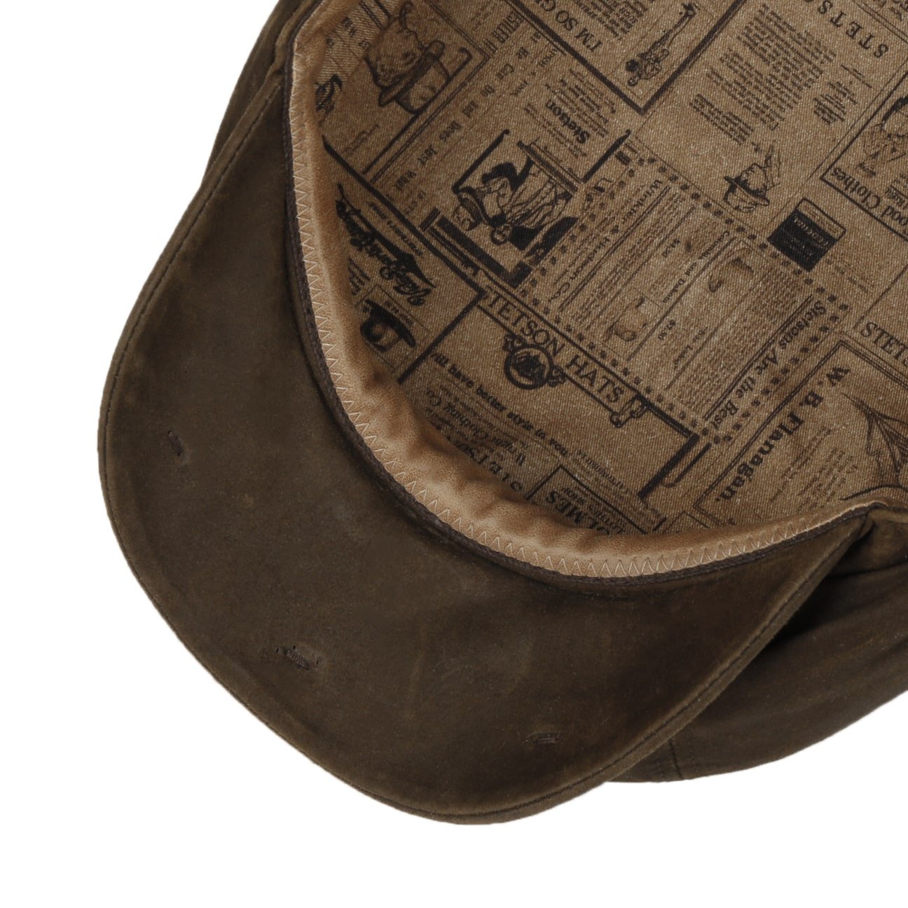 Stetson Hatteras Oily Goat Newsboy Cap - Classic Vintage Style Men's Hat for Outdoor Activities & Casual Wear