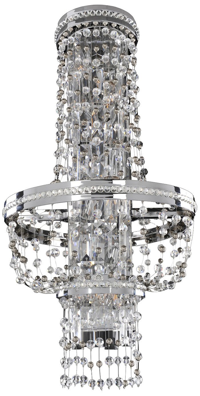 Allegri 020321-010-FR001 Capri 5-Light Wall Sconce - Modern Outdoor Wall Light Fixture for Patio, Porch, and Garden Decor
