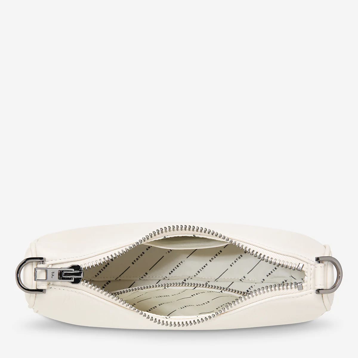 Status Anxiety Look Both Ways Bag in Chalk - Stylish Crossbody Purse for Women | Perfect for Work, Travel & Everyday Use