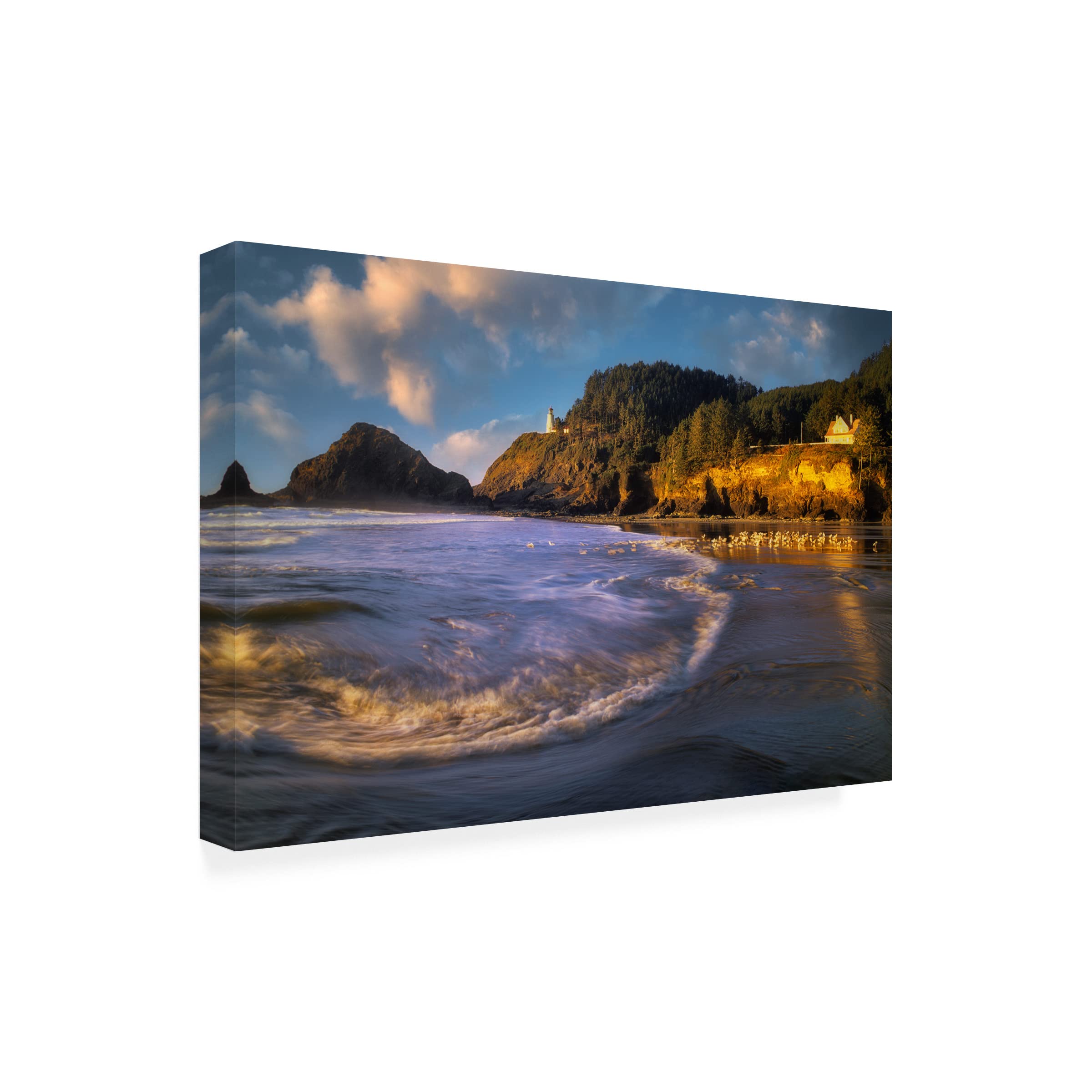 Dennis Frates 'Beach 26' Canvas Wall Art Print - Coastal Decor for Living Room, Bedroom & Office | Trademark Fine Art Collection