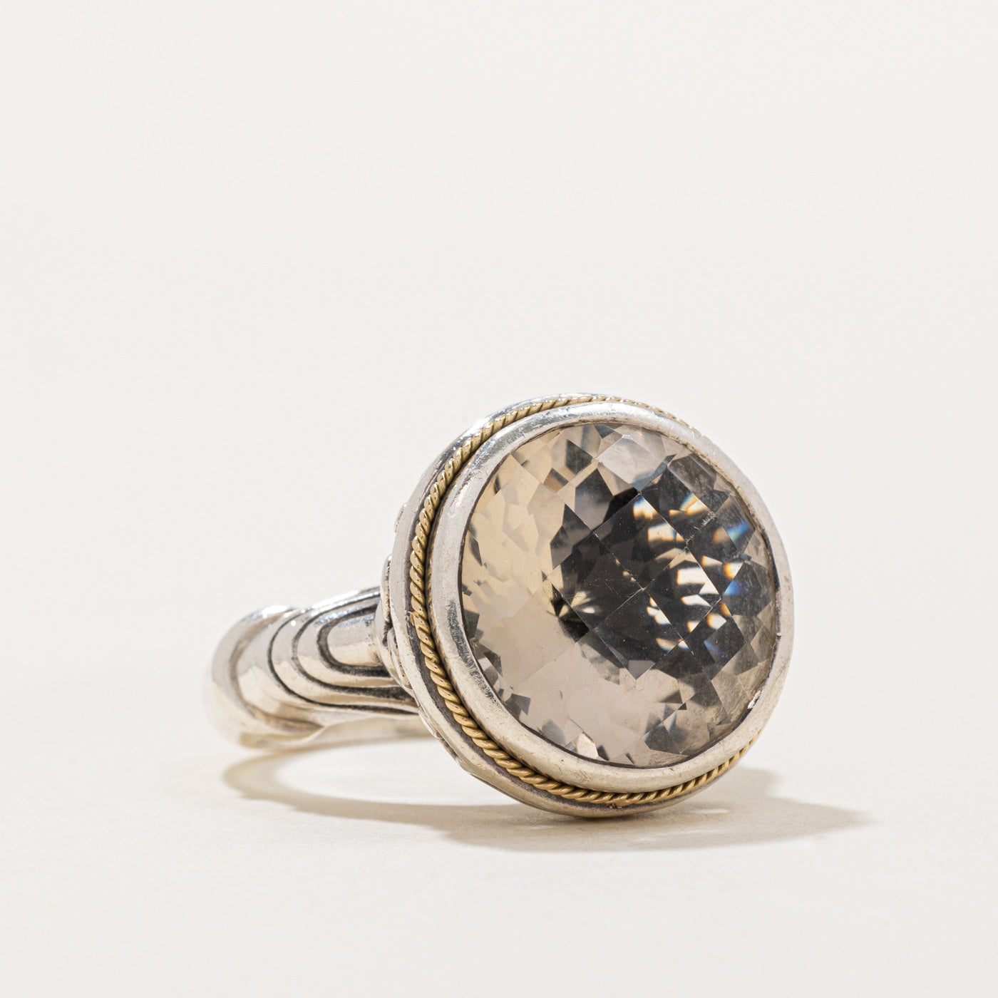 Effy 8.50ct Quartz Cocktail Ring - Size 6 | Elegant Statement Jewelry for Women | Perfect for Parties, Weddings & Special Occasions
