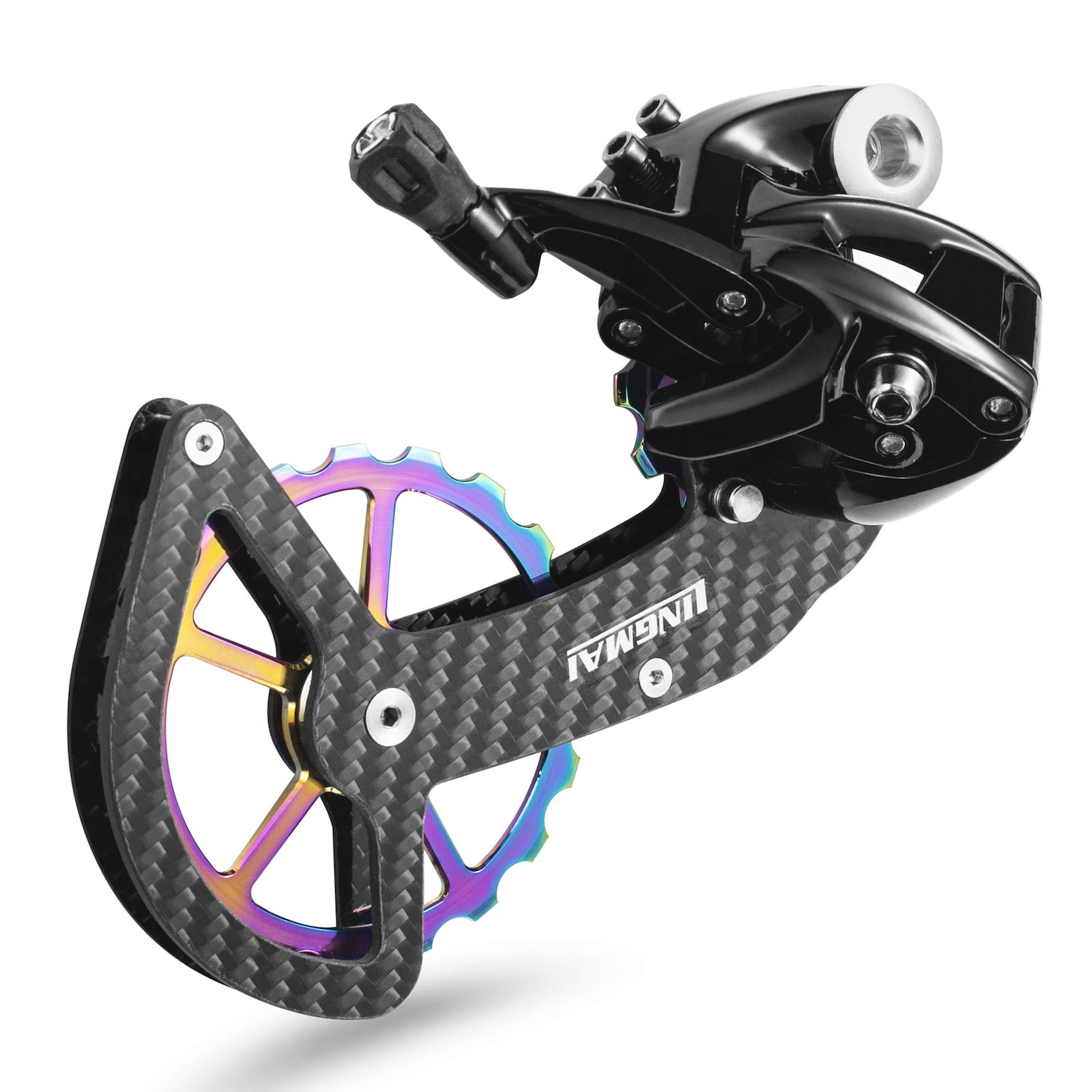 LINGMAI SENSAH Empire Pro GS STI 11/12 Speed Road Bike Shifters with Shift Cable - Double Speed Lever Brake Bicycle Derailleur Groupset for Cycling, Racing & Commuting