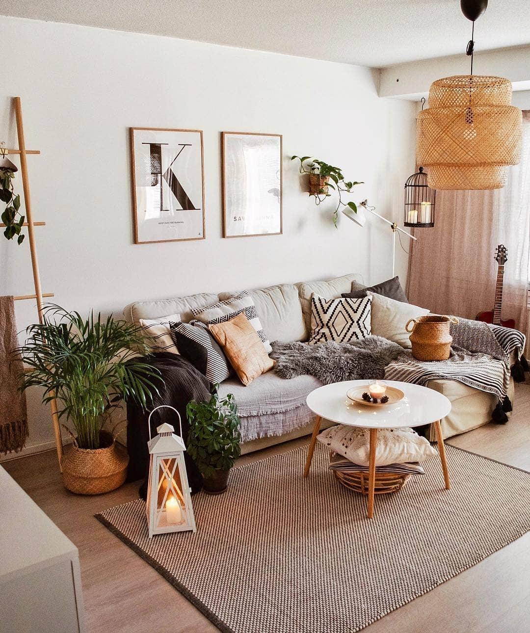 Handmade Bamboo Pendant Light Fixture - Natural Wood Ceiling Lamp for Kitchen Island, Dining Room & Bedroom Decor