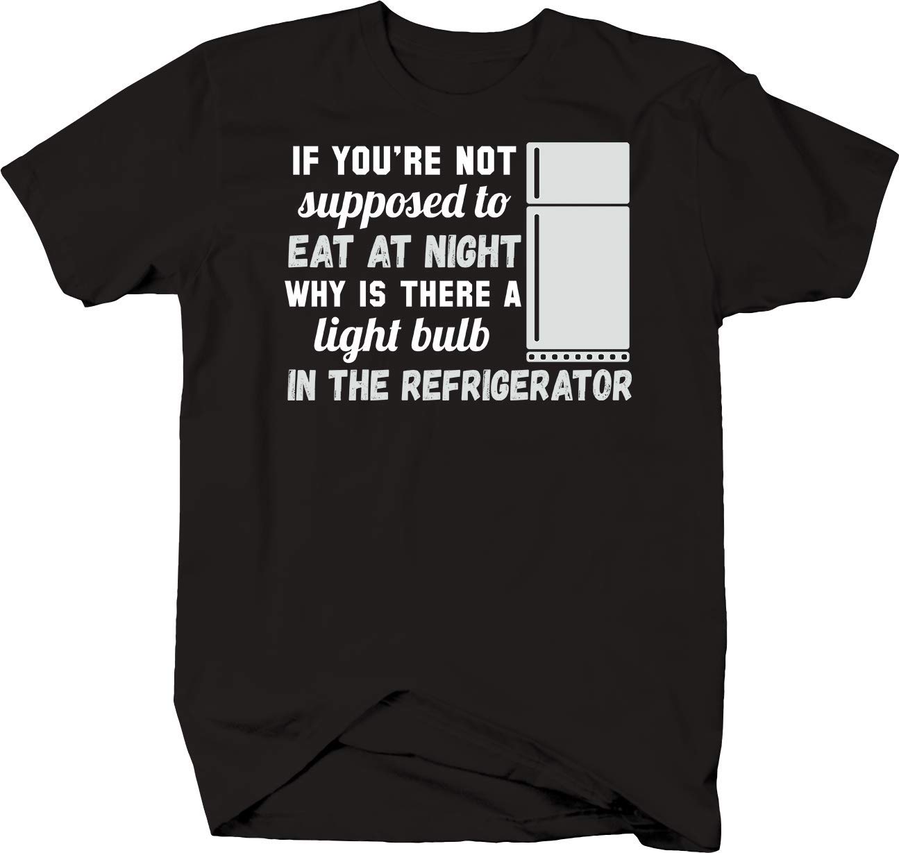 Funny Falcon Apparel T-Shirt - 'If Why a Refrigerator Lightbulb' Humor Graphic Tee | Cool Casual Wear for Parties, Gifts & Everyday Outfits