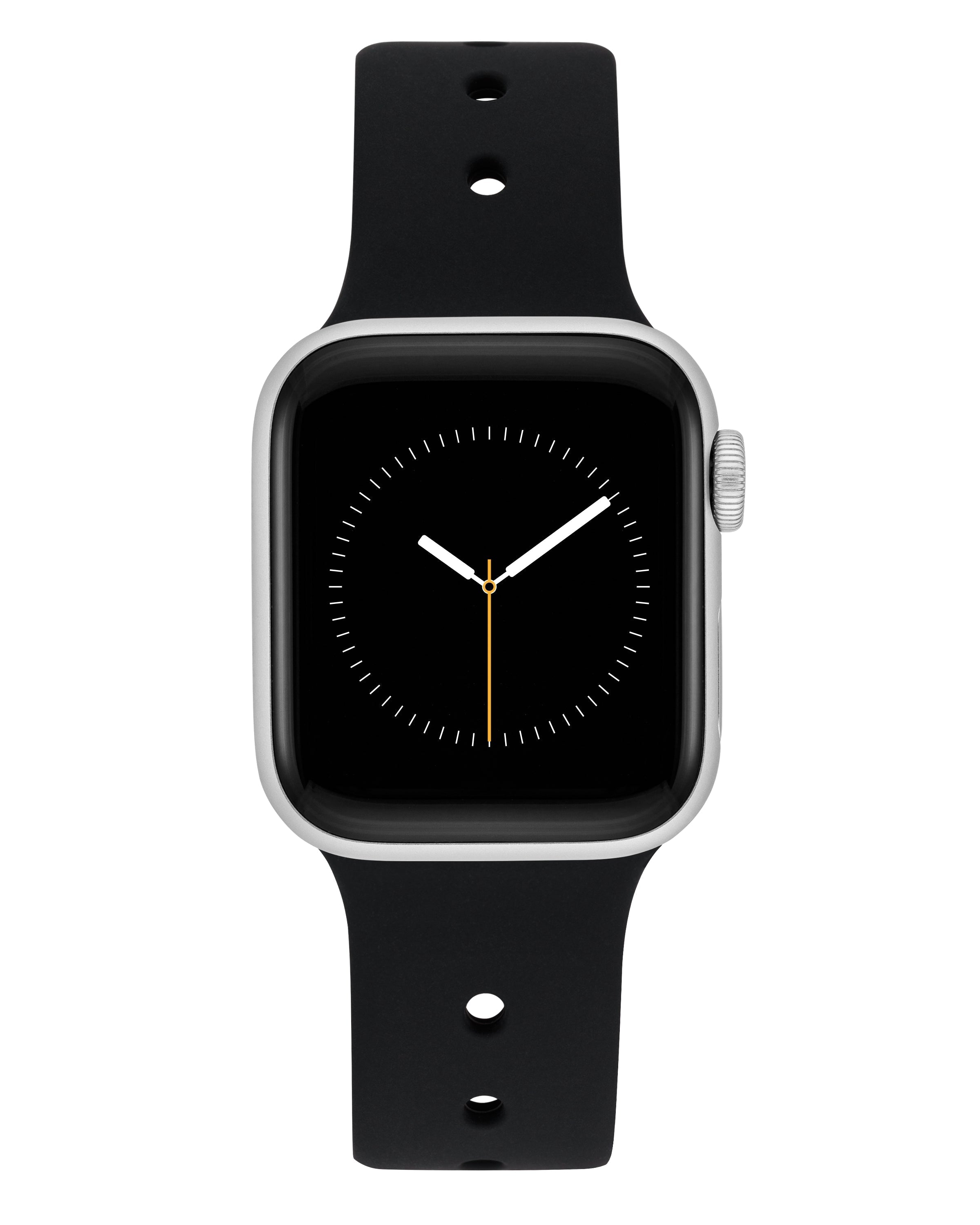 Smooth Silicone Strap Band for Apple Watch® - Comfortable Durable Replacement Wristband for Workout, Running & Everyday Use
