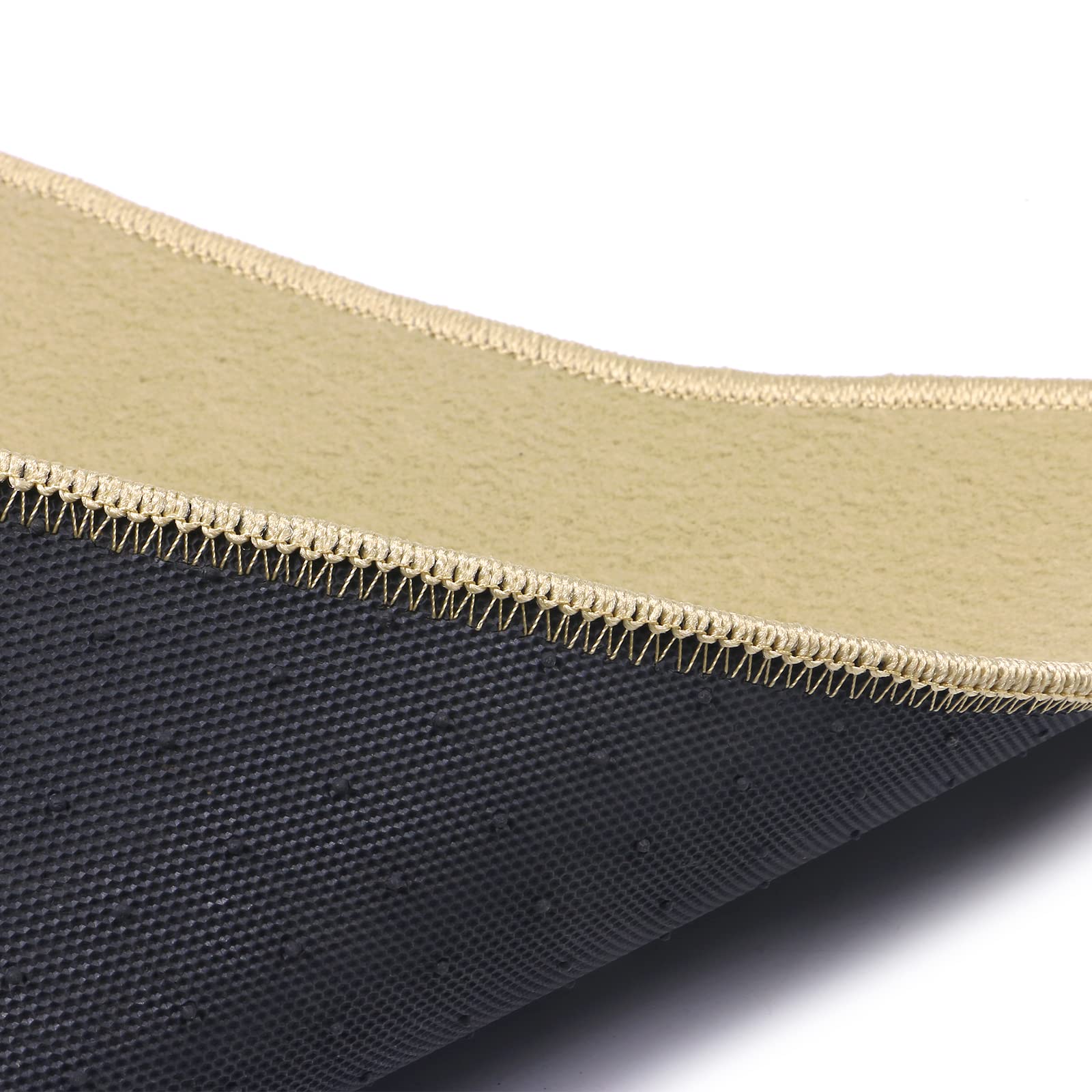 IKON MOTORSPORTS Car Floor Mats for BMW 3 Series E46 (1998-2006) - 4-Piece Set Beige Nylon Front & Rear Custom Fit Floor Liners | Perfect Replacement for Factory Carpets | All-Weather Protection & Easy Cleaning for Daily Commute & Road Trips