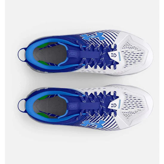 Under Armour Men's UA Yard Low TPU Molded Baseball Cleats - Royal Blue (3025591-400) | Lightweight & Durable Baseball Shoes for Training & Games