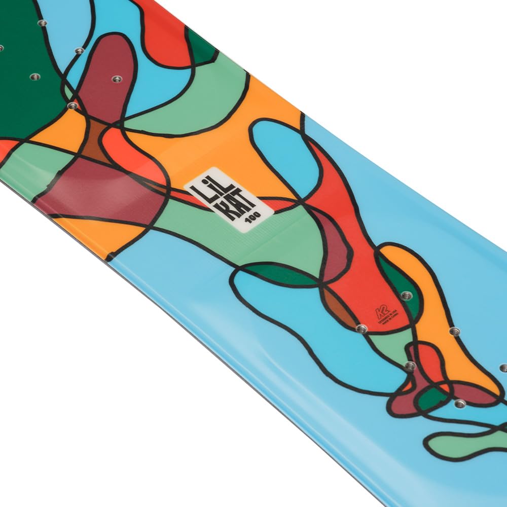 K2 Lil KAT Girls' Snowboard - Perfect for Young Riders & Beginners | All-Mountain Freestyle Snowboard for Girls Ages 6-12 | Ideal for Park, Powder & Groomed Runs