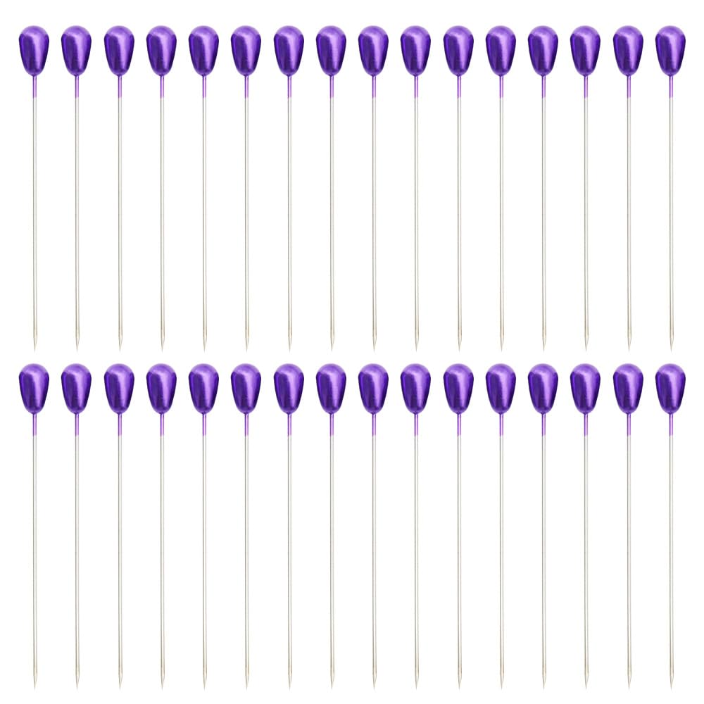 Colorful Pearl Head Pins for DIY Wedding Bouquets & Crafts - 55mm
