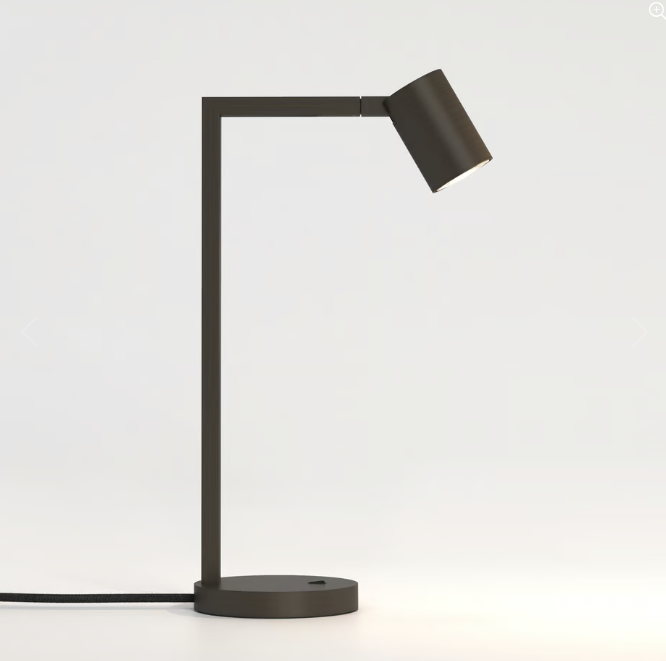 Ascoli Modern Desk Lamp with Adjustable Arm - Matte Black, Brushed Nickel & Polished Chrome Finishes - Perfect for Home Office, Study & Reading Nook Lighting