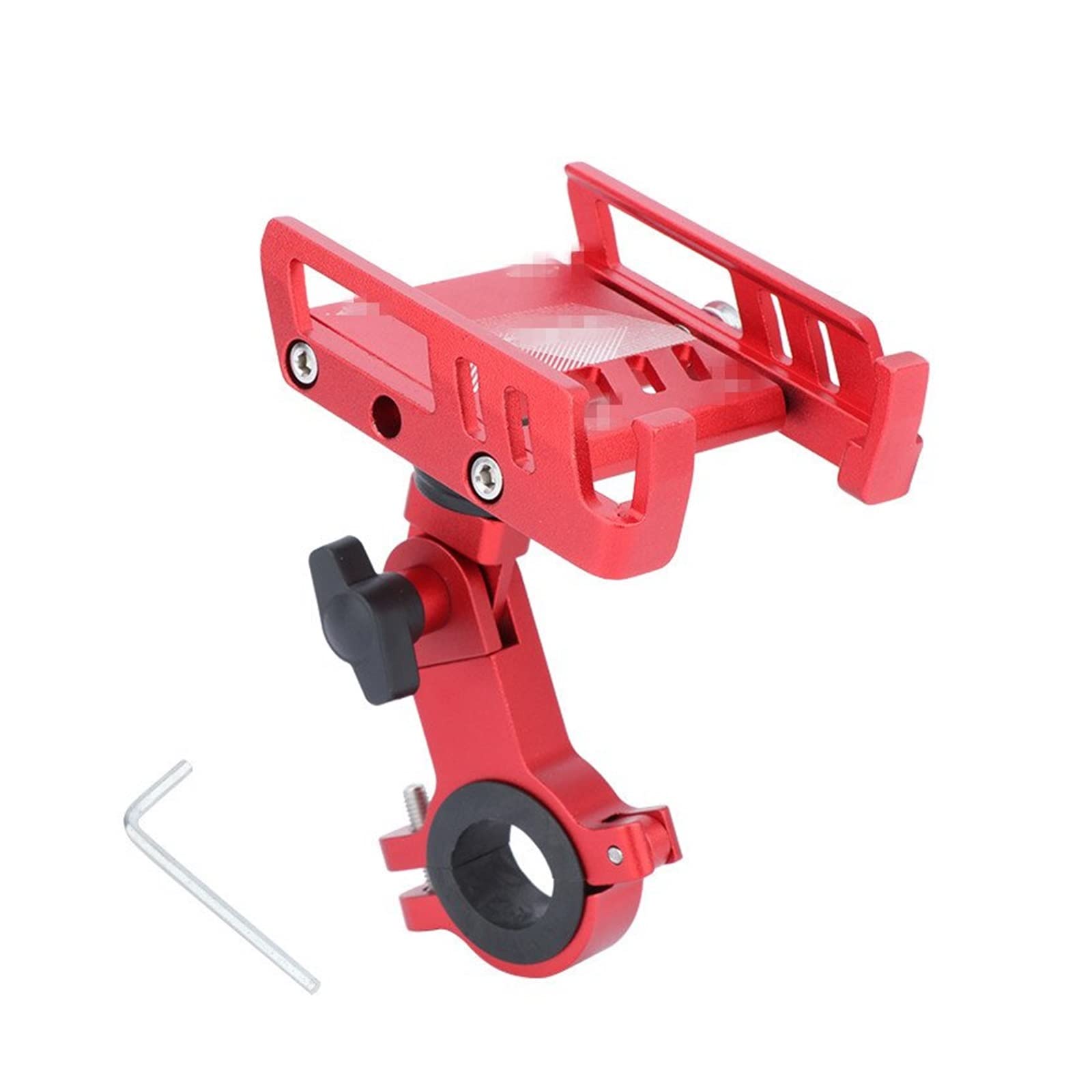 TSTS Motorcycle Phone Mount - Aluminum Alloy 360° Rotatable Bike Phone Holder for iPhone Samsung - Deep Red - Perfect for Cycling, Motorcycling & Outdoor Adventures