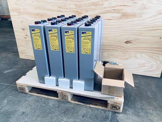 Sonnenschein 2V Solar Block Battery - High Capacity Deep Cycle Battery for Off-Grid Solar Systems, RV, Marine & Renewable Energy Applications