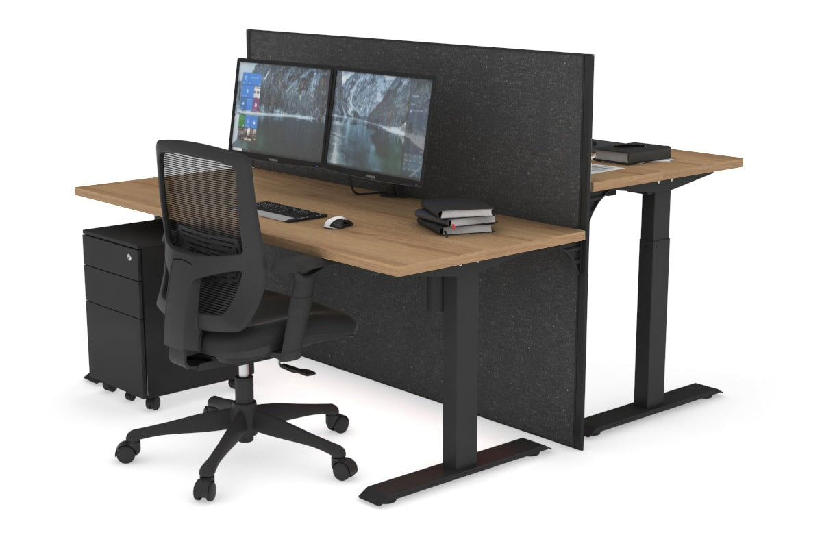 Adjustable Height 2-Person Workbench [1400L x 700W] - Perfect for Garage, Workshop & Home Office Use