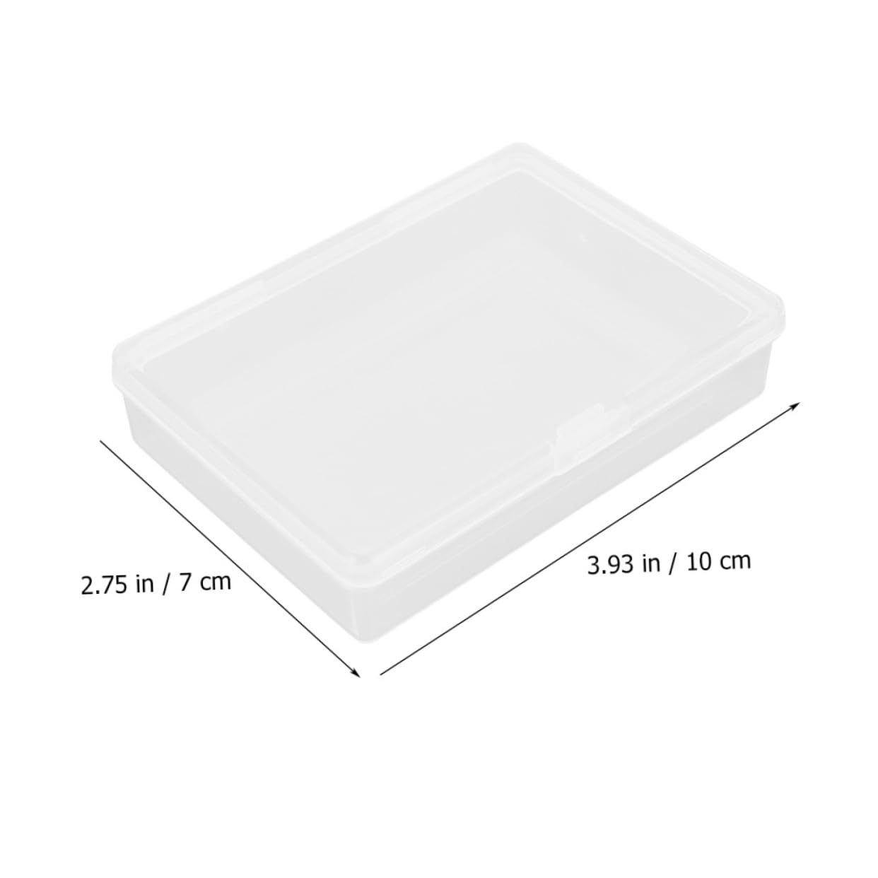 WHAMVOX 8Pcs Clear Playing Card Storage Boxes - Empty Poker Card Cases for Decks & Trading Cards - Card Organizers with Dividers - Perfect for Game Nights, Card Collecting, and MTG/Pokémon TCG Storage