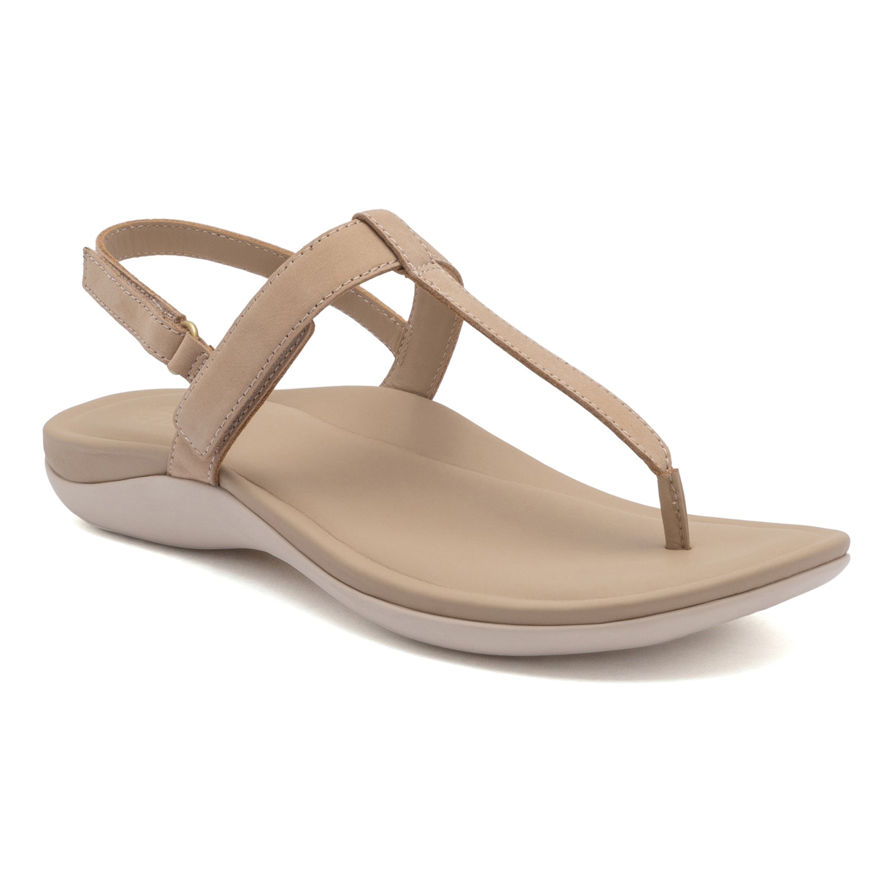 ABEO Oasis T-Strap Sandals - Comfortable Women's Orthopedic Sandals for Plantar Fasciitis Relief - Perfect for Walking, Travel & Everyday Wear