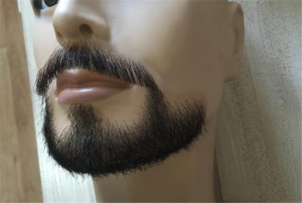 Remeehi Self-Adhesive Human Hair Beard & Mustache Costume Accessory #74 - Perfect for Cosplay, Halloween, Theater & Makeup Transformations