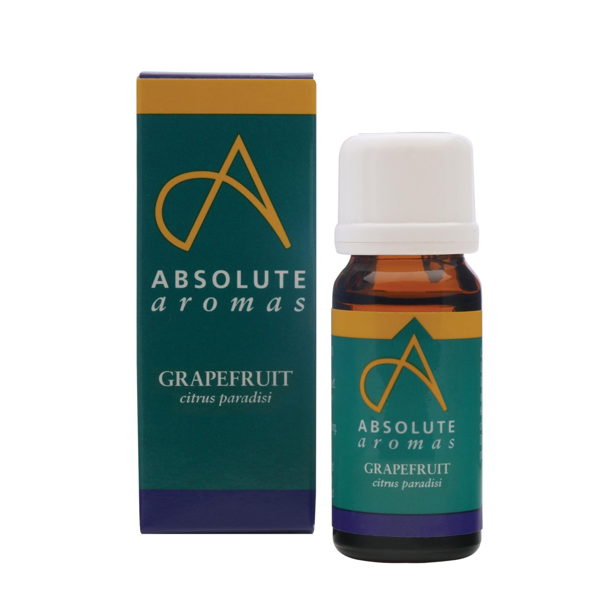 Absolute Aromas 100% Pure Grapefruit Essential Oil - 10mL for Aromatherapy, Diffusers & DIY Skincare