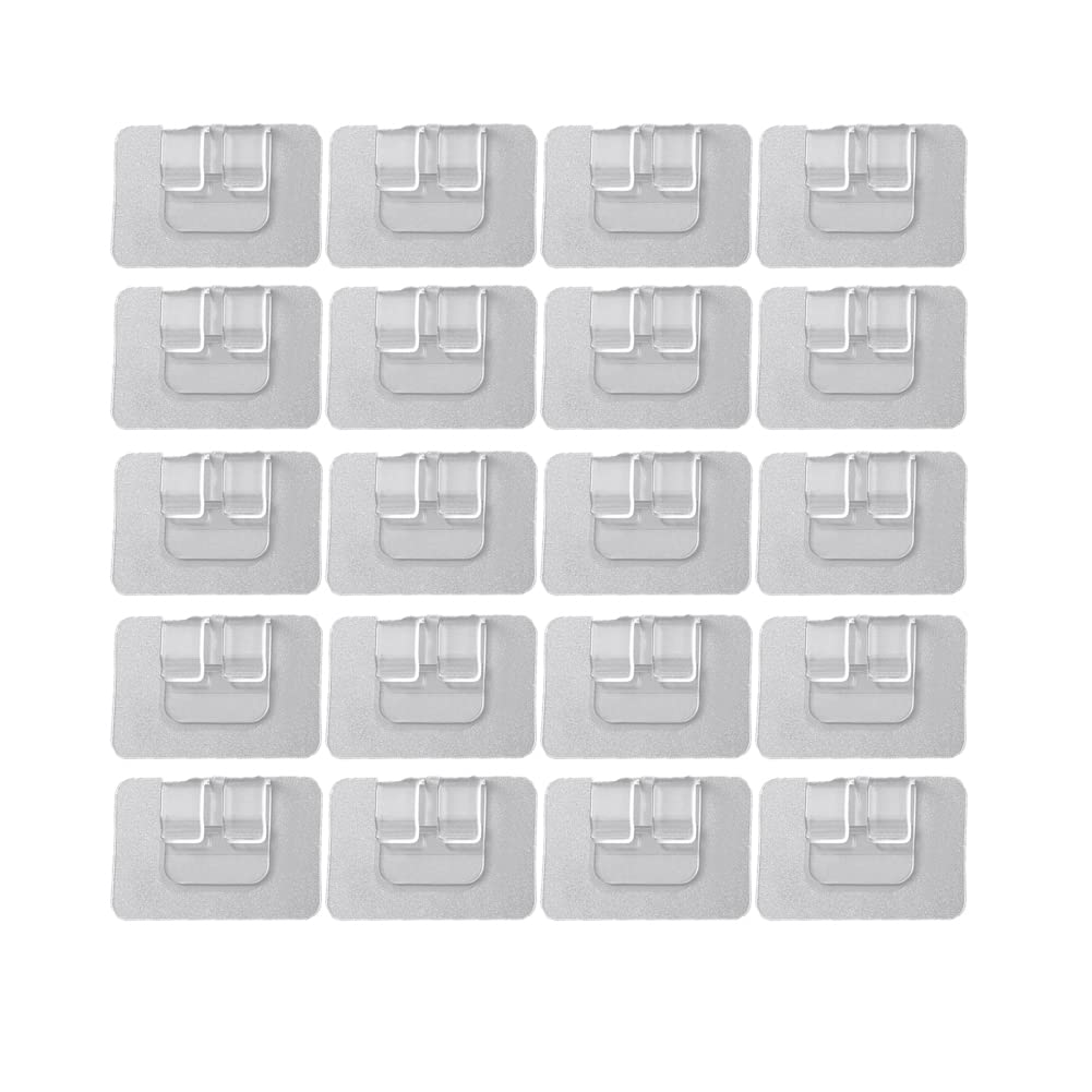 20PCS Transparent PVC Car Mat Fastener Stickers - No Trace Floor Mat Clips & Fixing Buckles for Car, Kitchen, Bathroom | Secure Carpet Hooks for Vehicle Mats & Home Use