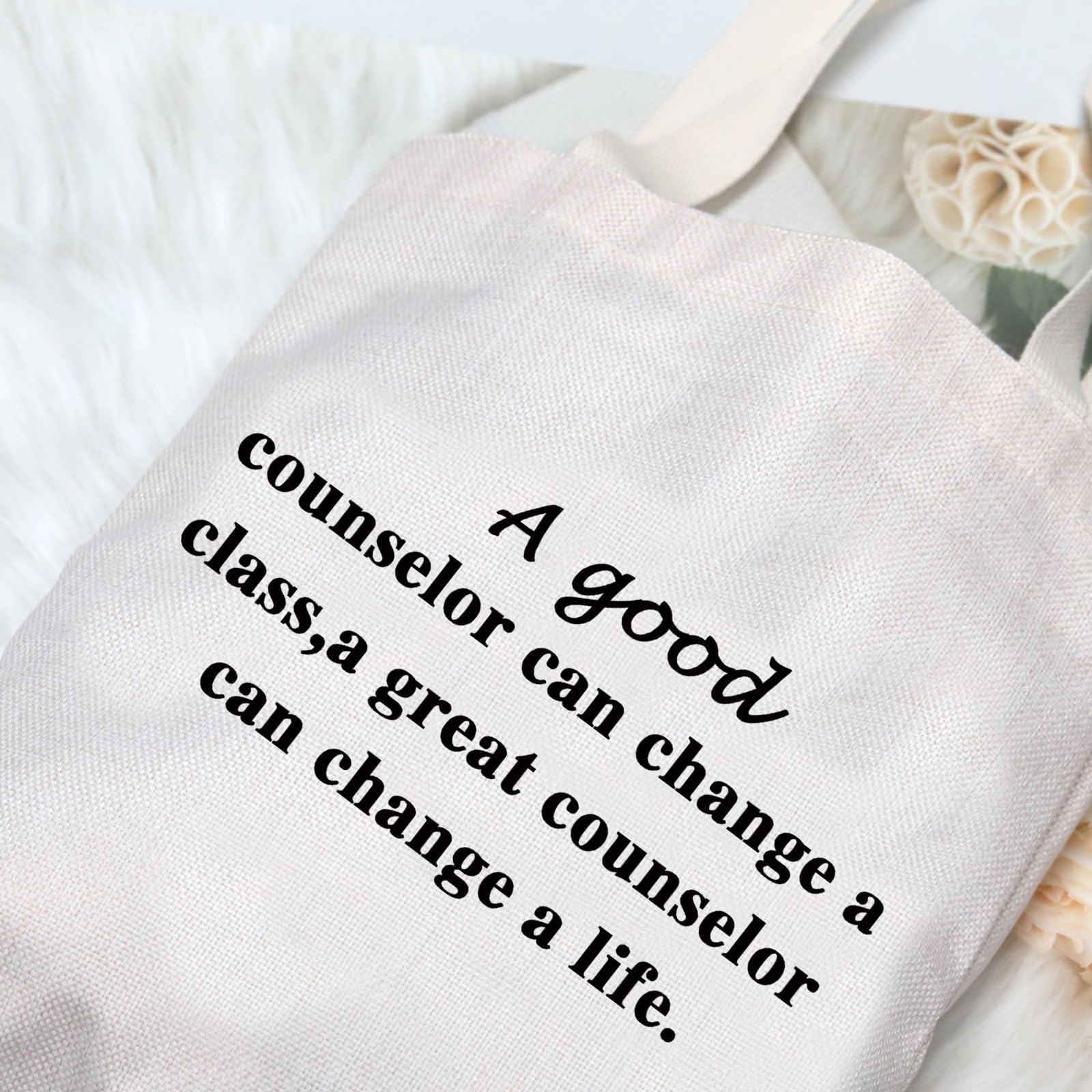G2TUP Best Counselor Ever Makeup Bag - Teacher & Guidance Counselor Appreciation Gift, Travel Organizer Pouch for Cosmetics, Toiletries & School Supplies