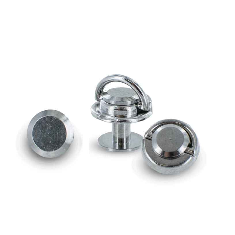 Tool-Free Chicago Screws (2 Pack) - 1/4 Inch - Easy Assembly for Leathercraft, DIY Projects & Furniture Repair