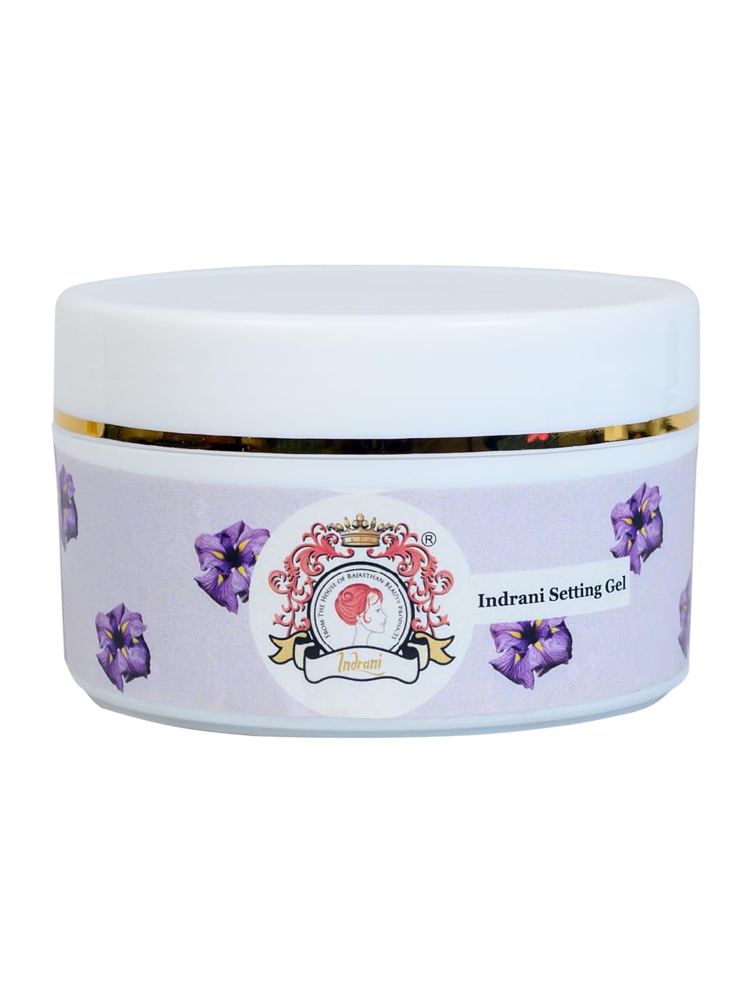 Indrani Professional Hair Setting Gel - 200g for Strong Hold & Shine | Styling Gel for Men & Women - Perfect for Curls, Waves & Updos