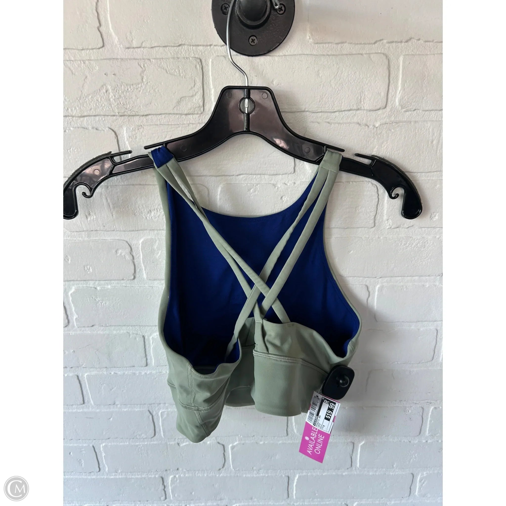 Lululemon Green Medium Athletic Sports Bra for Women - Perfect for Yoga, Running & Gym Workouts