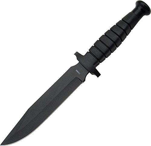 SZCO Supplies Marine Combat Knife - Tactical Survival Knife with Sheath, High Carbon Steel Blade for Outdoor Camping, Hunting & Emergency Use