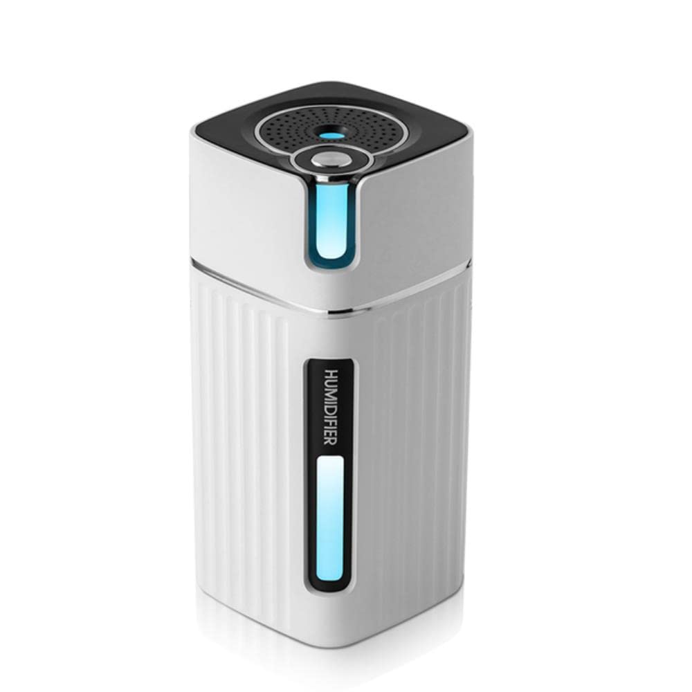 Ultrasonic Wood Grain Essential Oil Diffuser & Humidifier - USB-Powered Mini Aroma Mist Maker with LED Light for Home, Office, and Bedroom Relaxation