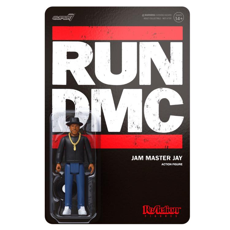 Run DMC ReAction Figure - Jam Master Jay Collectible Toy for Hip-Hop Fans | Perfect for Music Memorabilia Displays & Gift Giving