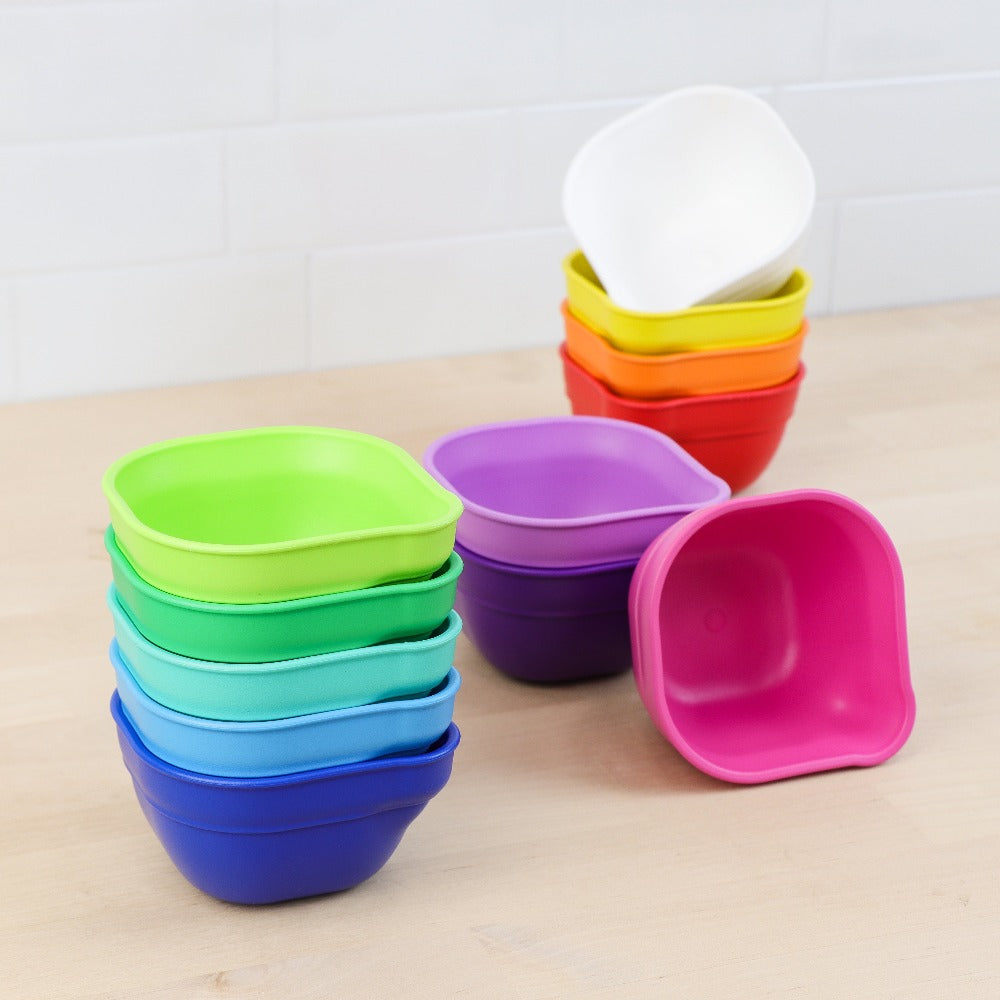 Re Play Dip n' Pour Bowls - BPA-Free Silicone Serving Bowls for Snacks, Dips & Sauces - Perfect for Parties, Picnics & Family Gatherings