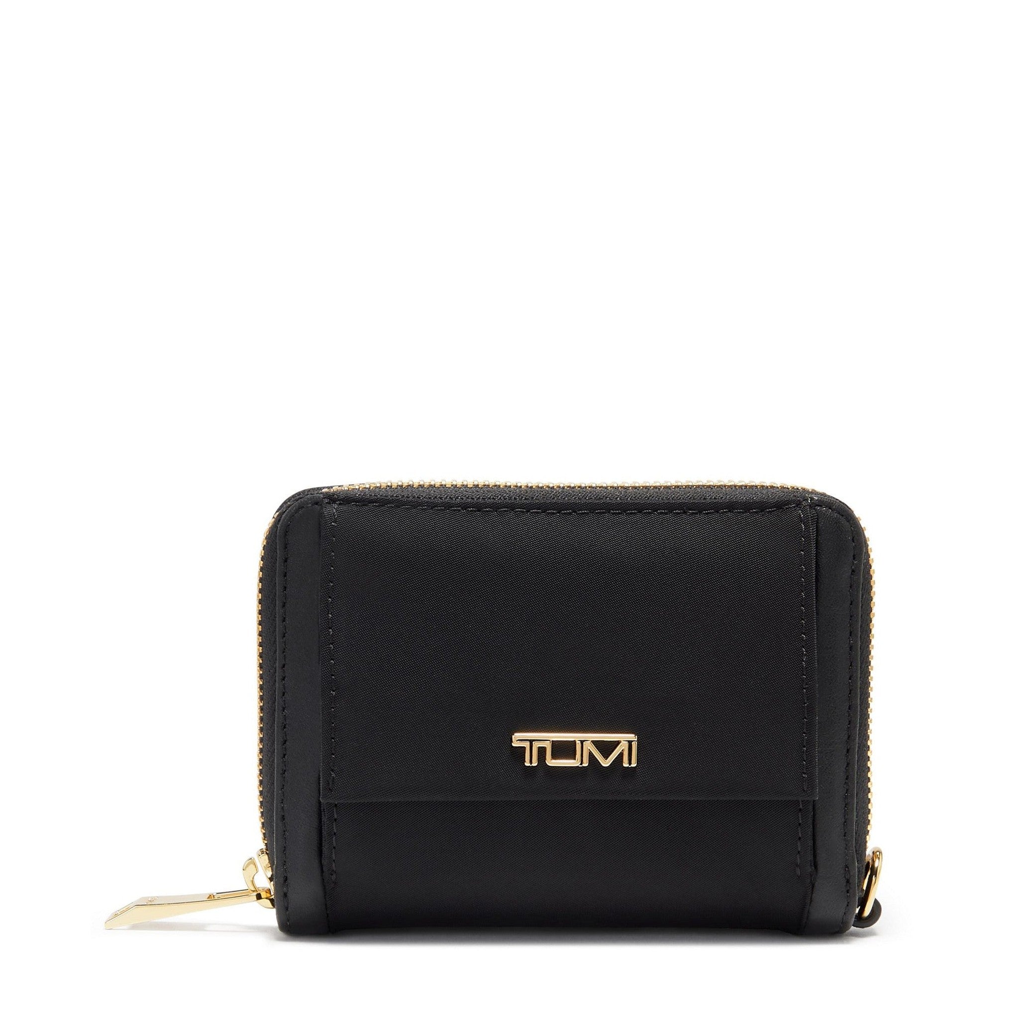 TUMI Voyageur Tri-Fold Zip Around Wallet - Slim RFID Blocking Travel Wallet for Men & Women - Perfect for Business Trips, Daily Use & Secure Card Storage