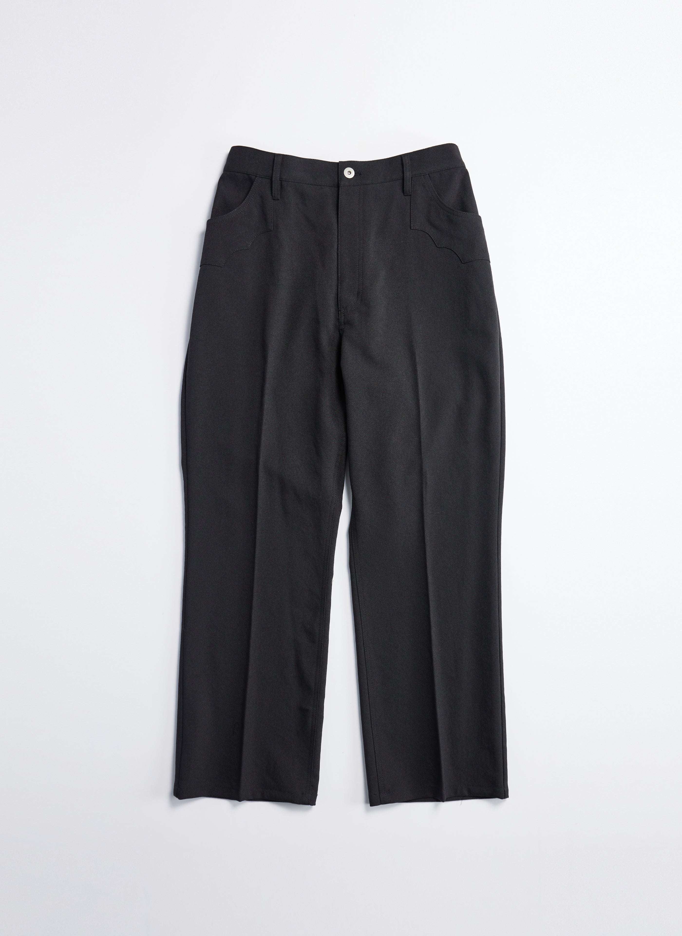 Wool-Like Polyester Bootcut Flare Pants for Women - Comfortable Stretch Office Pants & Casual Winter Work Pants