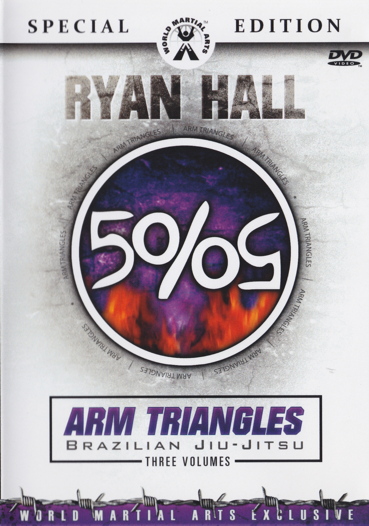 Ryan Hall's Arm Triangles 3 DVD Set - Brazilian Jiu-Jitsu Instructional Videos for Grappling & MMA Training - Perfect for Home Practice & Competition Preparation