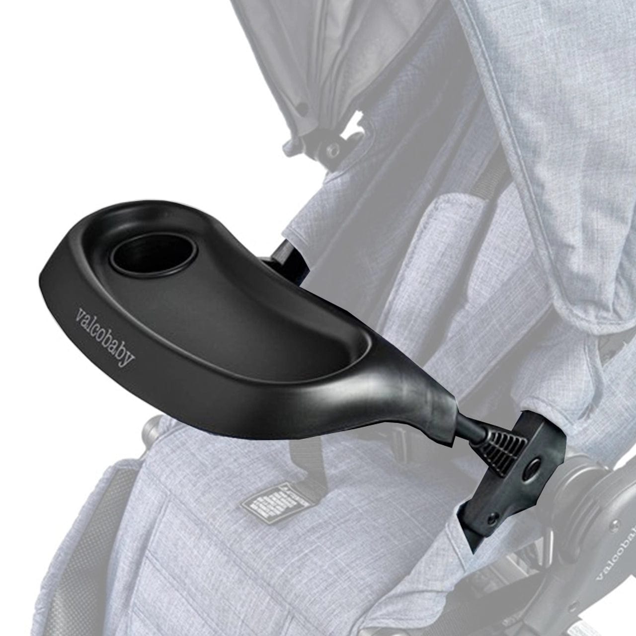 Valco Baby Snack Tray Snap4/Ultra Trend - Secure & Convenient Snack Holder for Strollers, High Chairs & Car Seats - Perfect for On-the-Go Feeding & Toddler Snacking