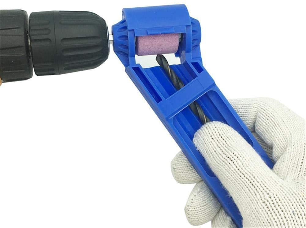 Premium T30 Drill Bit Sharpener - Portable Diamond Drill Bit Grinding Tool for High Hardness Metal Bits | Professional Hand Sharpener for DIY & Construction (Blue) | Perfect for Workshop, Home Repair & Metalworking Projects