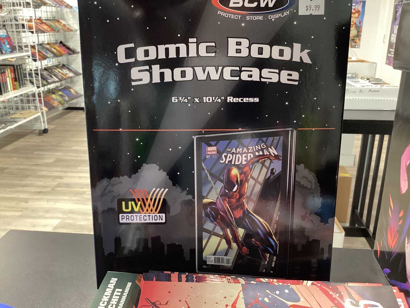 Premium UV-Protected Comic Book Display Case - Showcase & Preserve Your Collectibles | Perfect for Home, Office, or Comic Store Displays