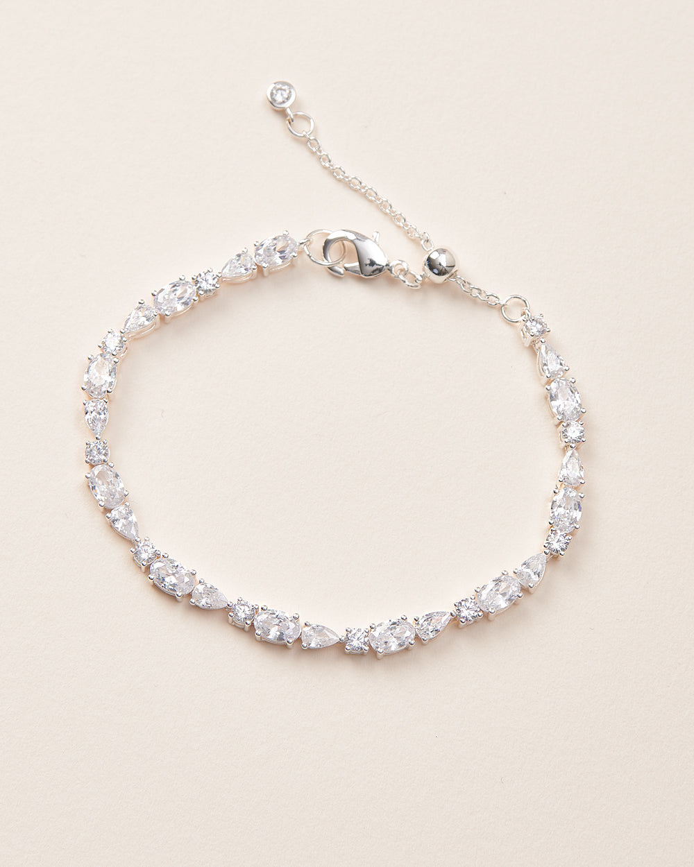 Sloane Crystal Tennis Bracelet for Women - Elegant 14K Gold Plated Cubic Zirconia Bracelet | Perfect for Weddings, Parties & Everyday Luxury Jewelry