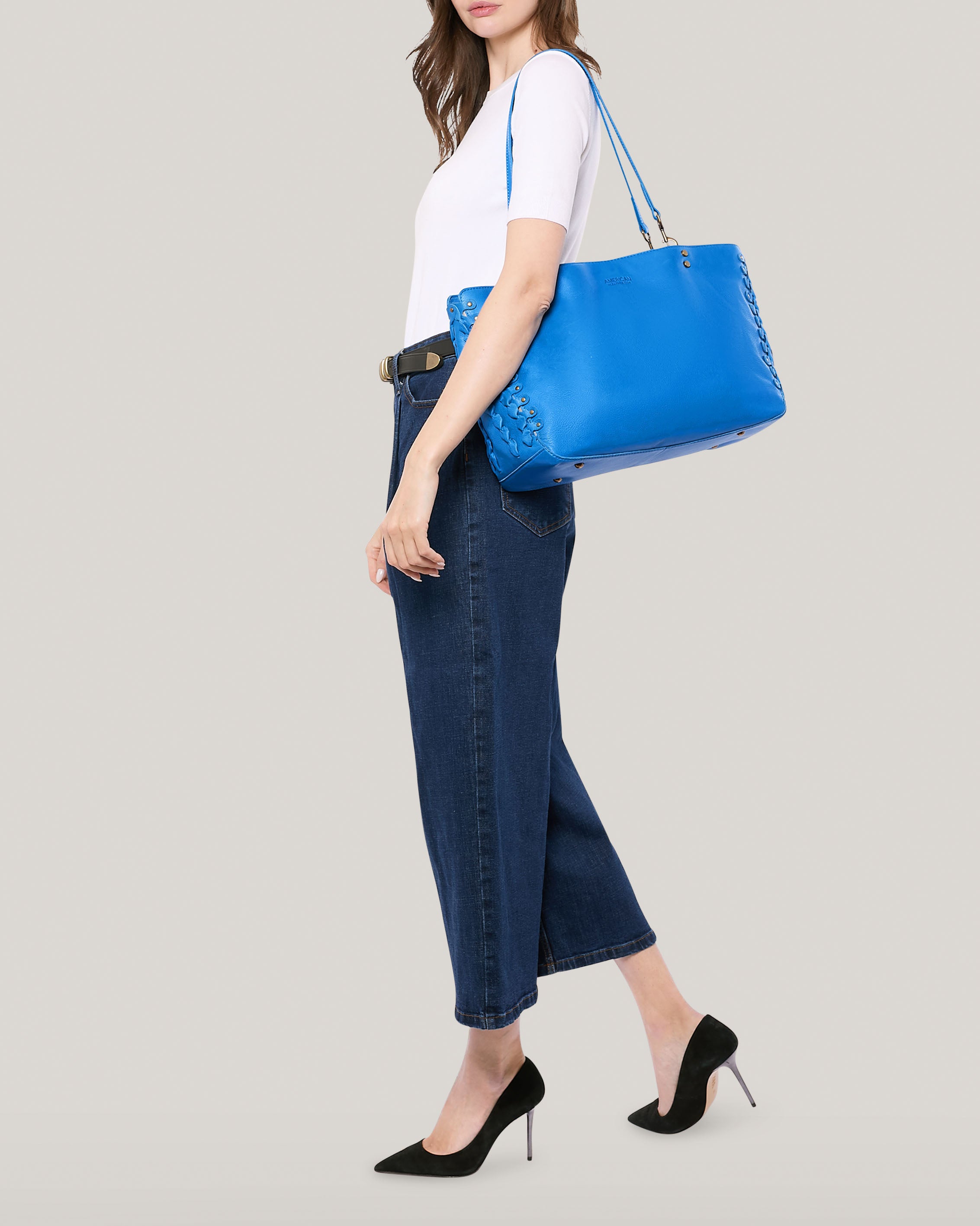 Lenox Triple Compartment Tote Bag - Stylish & Spacious Work Tote for Women - Perfect for Office, Travel & Everyday Use