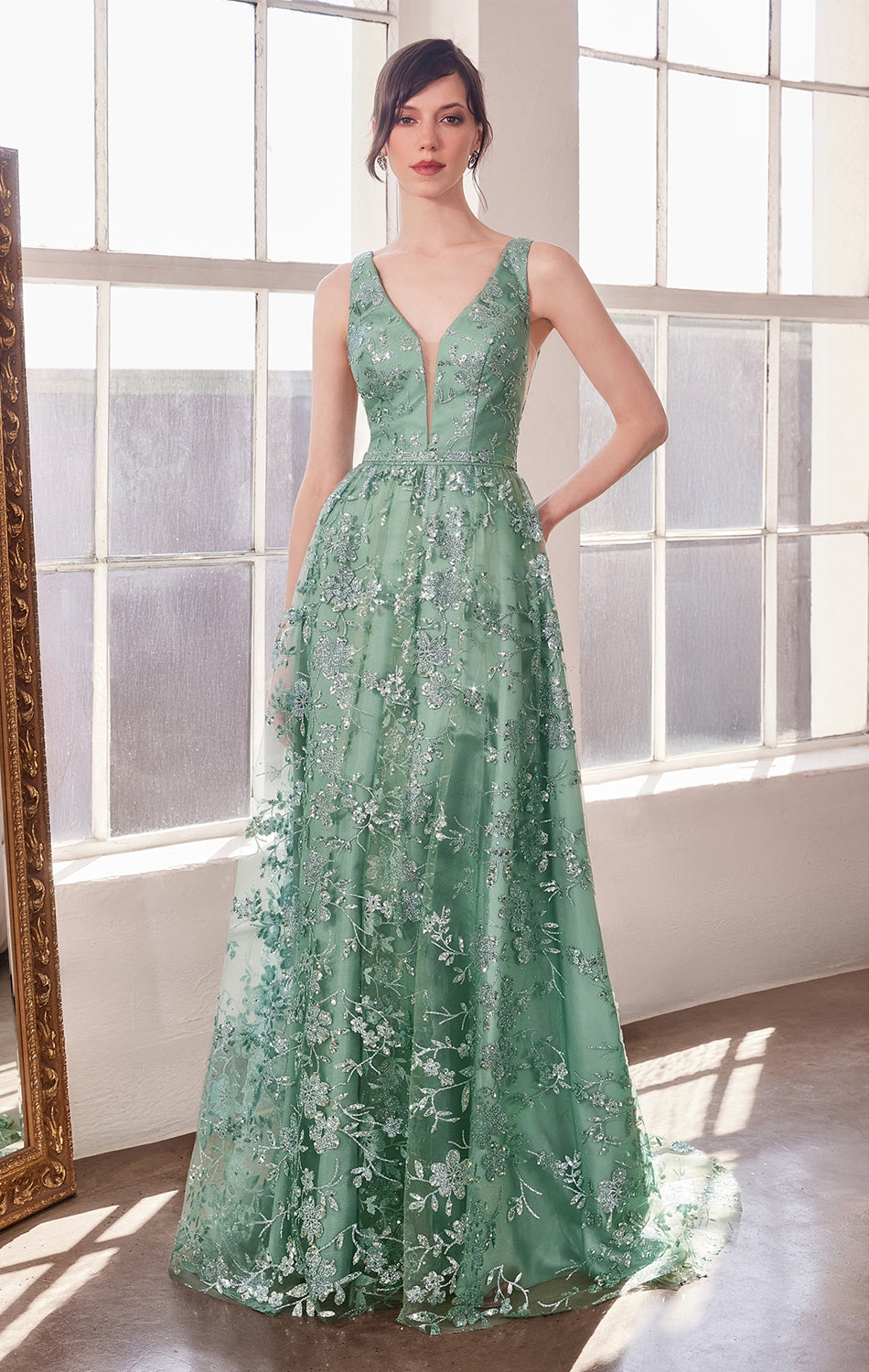 Elegant ARIELLE Glitter Tulle Gown for Women - Sparkly Evening Dress for Prom, Wedding & Special Occasions