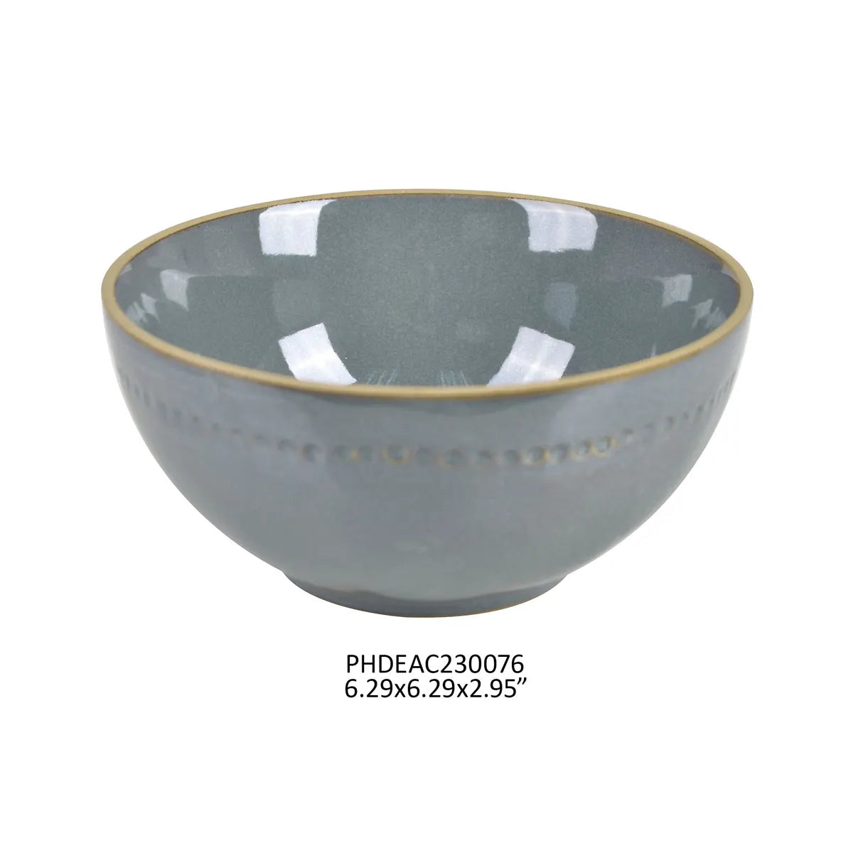 Premium Legbar Blue Soup Bowl Set - 4-Piece Porcelain Dinnerware for Soup, Cereal & Dessert - Elegant Tableware for Home, Restaurant & Gifting