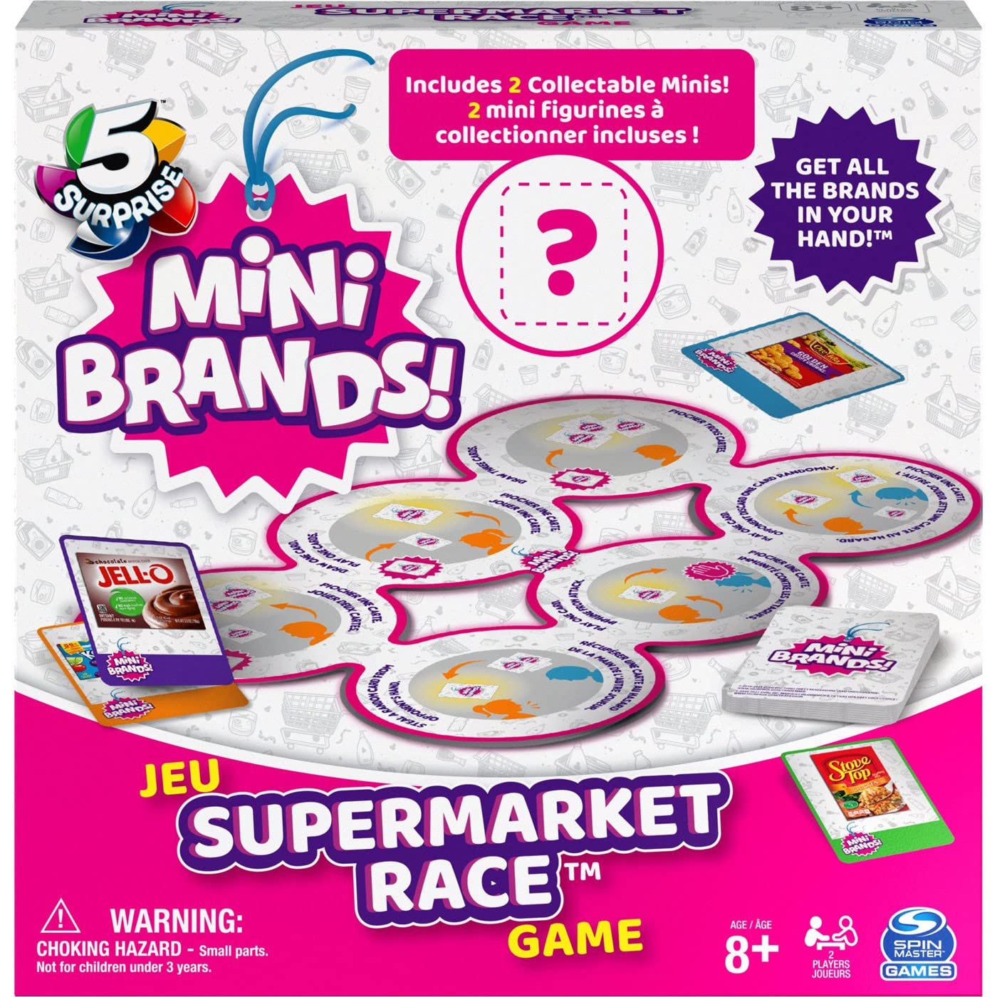 Spin Master 5 Surprise Mini Brands Collectible Toys - Unbox 5 Mystery Miniatures for Kids & Collectors (Great for Birthday Gifts, Party Favors & Playtime Fun)